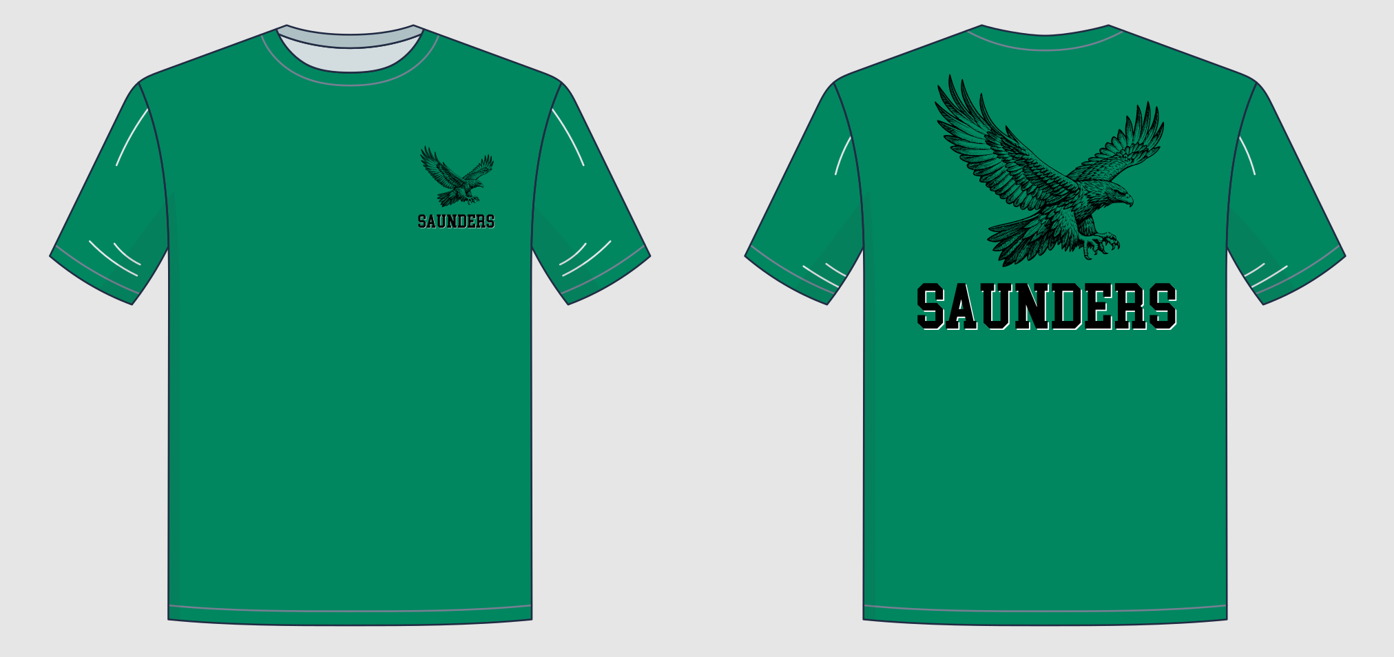 Saunders T-Shirt Design A