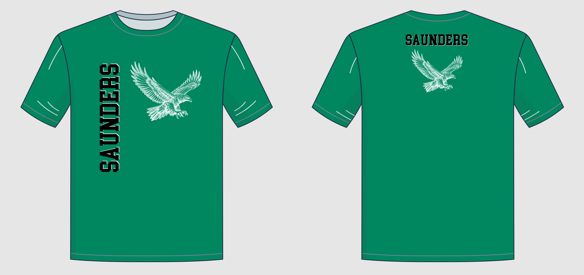 Saunders T-Shirt Design B